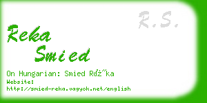 reka smied business card